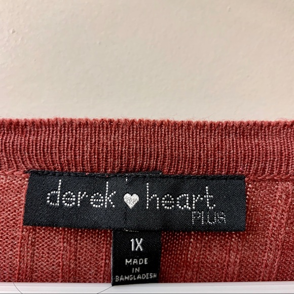 Derek Heart burgundy bodycon dress - Picture 4 of 4